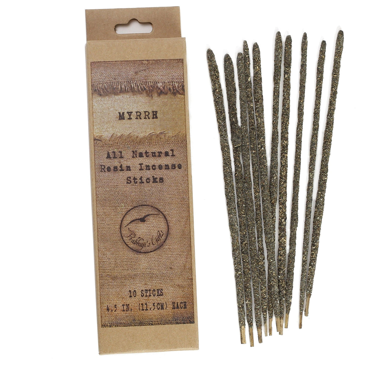 Prabhuji&#39;s Gifts Natural Myrrh Resin Incense Sticks