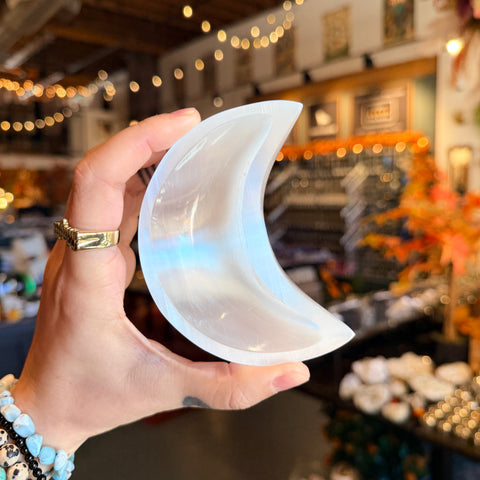 Little Selenite Moon Bowl