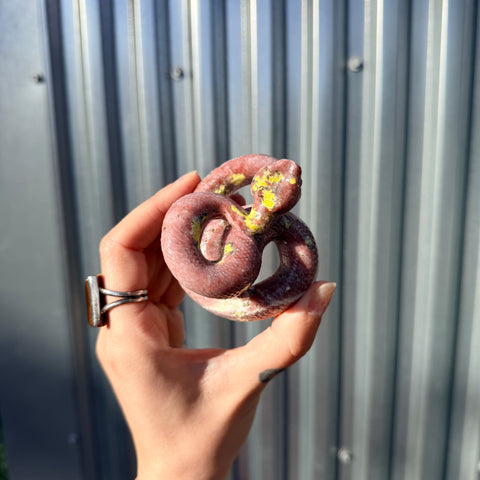 Serpentine | Pink Aventurine Snake "Reid"