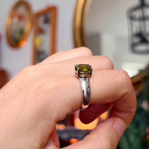 Peridot Ring "Arden" - Size 9.5