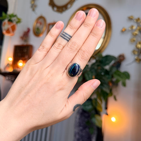 Azurite Ring "Brooke" - Size 7