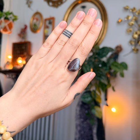 Agate Ring "Noah" - Size 8