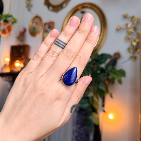 Lapis Lazuli Ring "Hazel" - Size 10