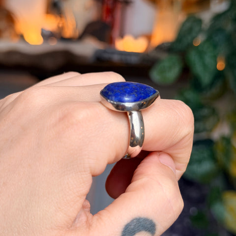 Lapis Lazuli Ring "Ramona" - Size 10