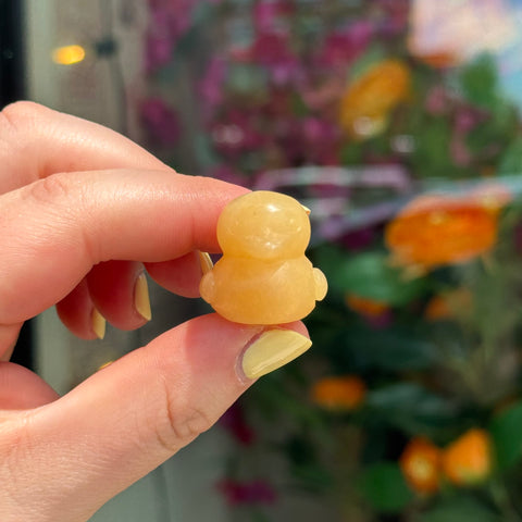 Little Orange Calcite Duck