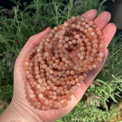 Sunstone Stretch Bracelet | 6mm