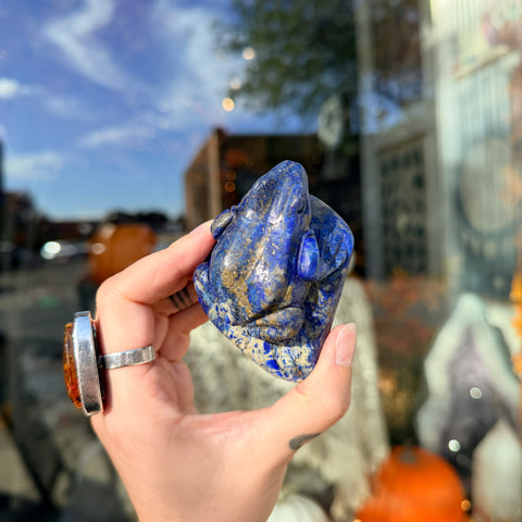 Lapis Lazuli Frog "William"