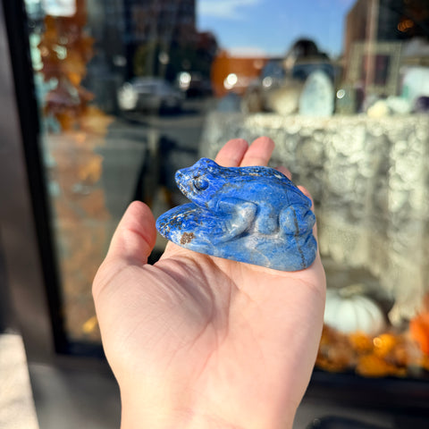 Lapis Lazuli Frog "Taylor"
