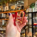 Adorro Heart Claw Clip | Red