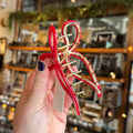 Adorro Ribbon Claw Clip | Red