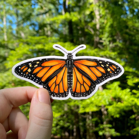 Allison Stoiser Art Monarch Butterfly Sticker