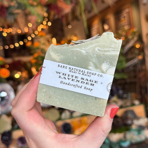 Bare Natural Soap Company White Sage + Lavender Bar Soap