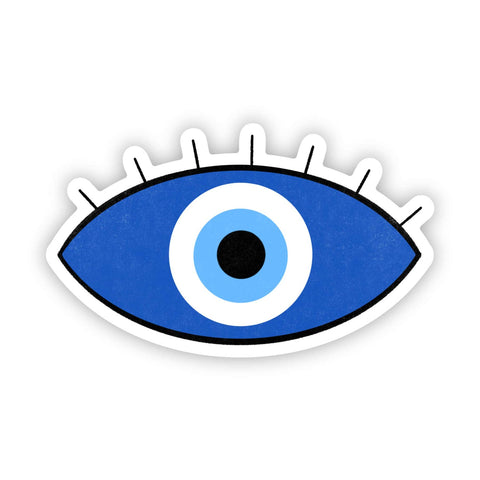 Big Moods Blue Evil Eye Sticker