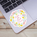 Big Moods Calm the Fuck Down Floral Sticker