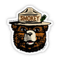 Blank Tag Stickers Smokey Bear Sticker