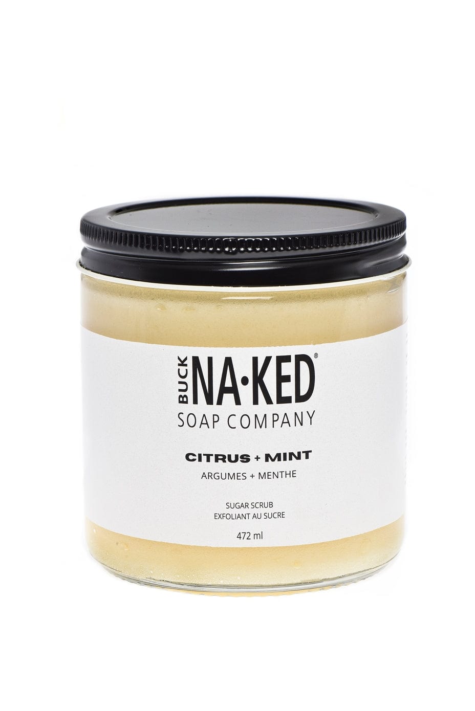 Buck Naked Soap Company Citrus + Mint Sugar Scrub
