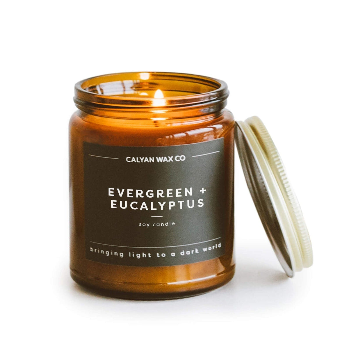 Calyan Wax Co. Evergreen + Eucalyptus Soy Candle