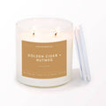 Calyan Wax Co. Golden Cider + Nutmeg - Double Wick Soy Candle