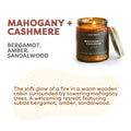 Calyan Wax Co. Mahogany + Cashmere Soy Candle