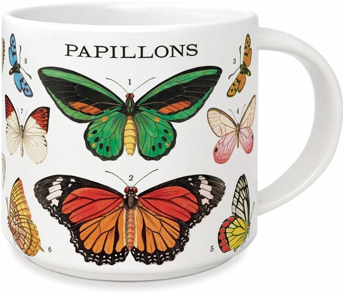 Cavallini Butterflies Ceramic Mug