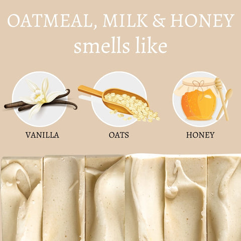 Center Street Soap Co Oatmeal, Goat's Milk + Honey Soap Bar