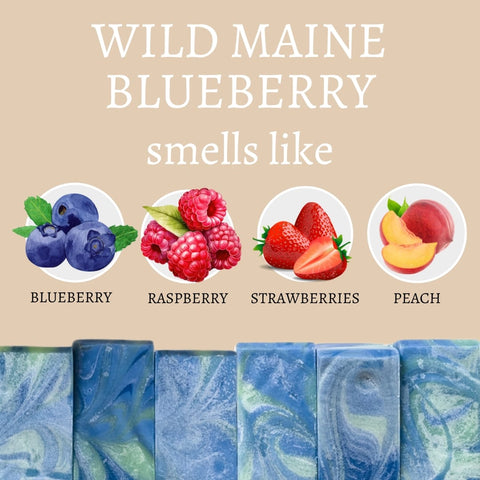 Center Street Soap Co Wild Maine Blueberry Soap Bar