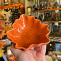 Certified International Leaf Bowl | Orange