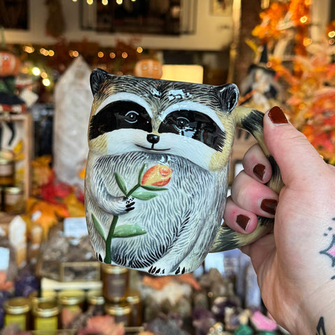 Certified International Raccoon Mug