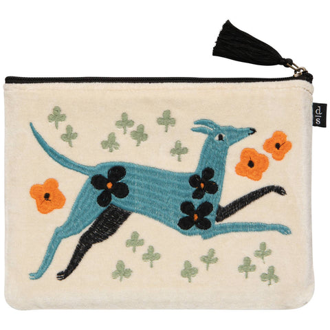 Danica Studio Dogwood Embroidered Pouch