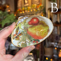 Eleanora Soroca B Footed Decoupage Shell Dish | Fruit
