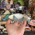 Eleanora Soroca Footed Decoupage Shell Dish | Butterfly