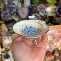Eleanora Soroca Footed Decoupage Shell Dish | Evil Eye