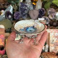 Eleanora Soroca Footed Decoupage Shell Dish | Evil Eye