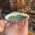 Eleanora Soroca Footed Decoupage Shell Dish | Fish