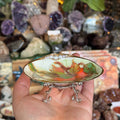 Eleanora Soroca Footed Decoupage Shell Dish | Fruit