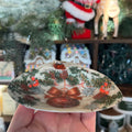 Eleanora Soroca Holiday Decoupage Shell Jewelry Dish