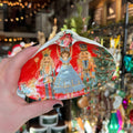 Eleanora Soroca Nutcracker Holiday Decoupage Shell Jewelry Dish