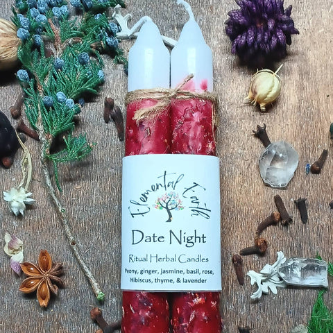 Elemental Earth Shop Date Night | Intention Candles