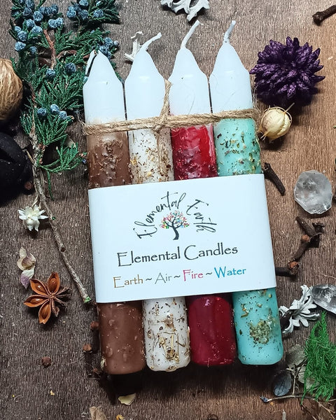 Elemental Earth Shop Elemental Herbal Intention Candle Set