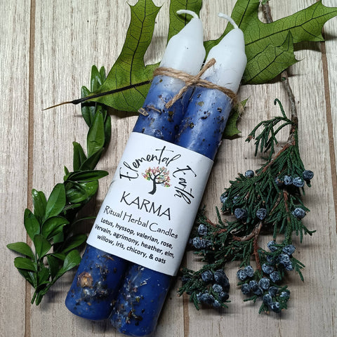 Elemental Earth Shop Karma | Intention Candles