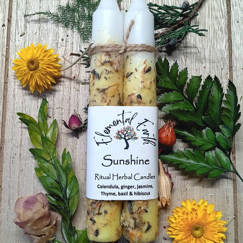 Elemental Earth Shop Sunshine | Intention Candles