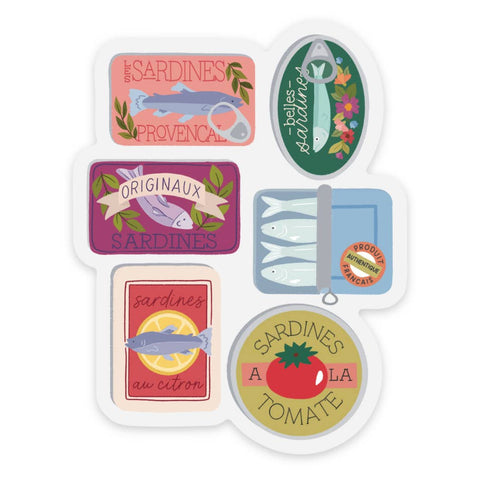 Elyse Breanne Design Clear Sardine Tins Sticker