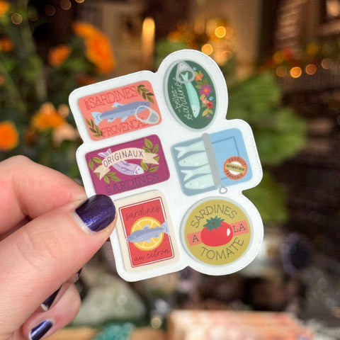 Elyse Breanne Design Clear Sardine Tins Sticker