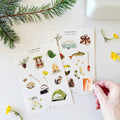emily lex studio Camping Sticker Sheets