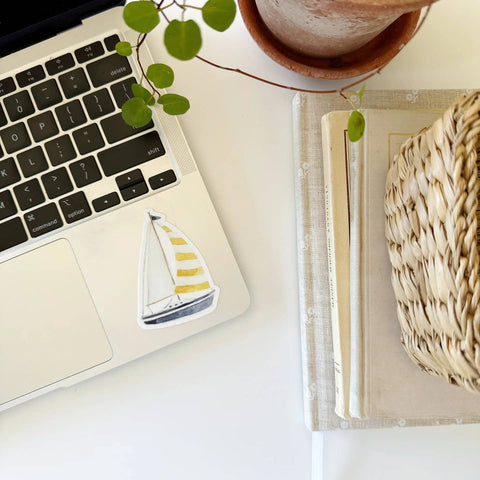 emily lex studio Sailboat Sticker
