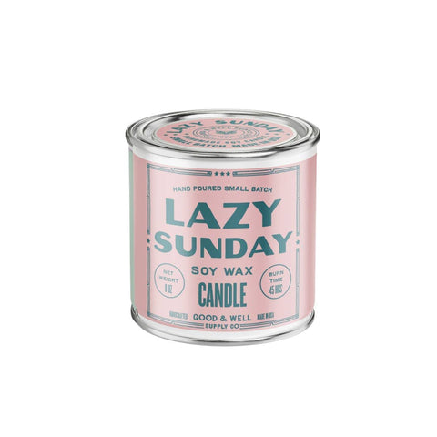 Good & Well Supply Co Lazy Sunday Soy Candle: Black Tea, Citrus, Peach & Amber