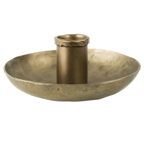 HomArt Tanta Taper Holder, Brass