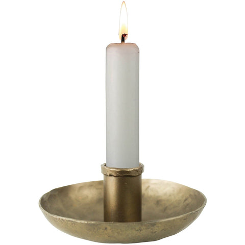 HomArt Tanta Taper Holder, Brass