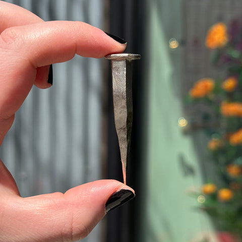 HomArt Forged Iron Nail | Nickel
