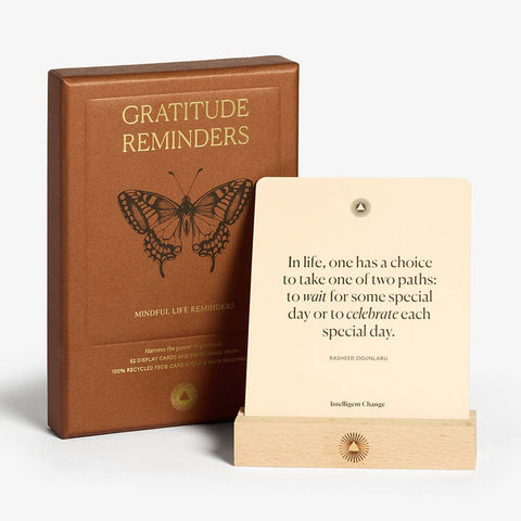 Intelligent Change Gratitude Reminders Quote Cards